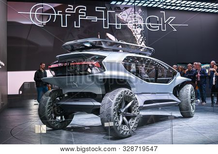 Frankfurt-september 19:  Audi Ai:trail At The Frankfurt International Motor Show On September 19, 20