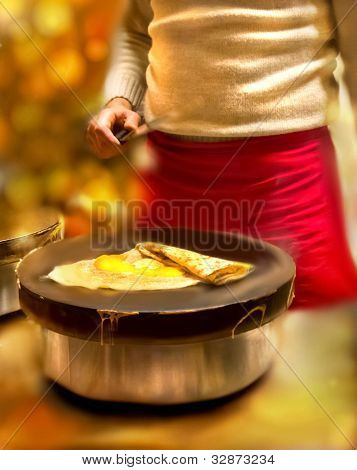 kochen Pfannkuchen