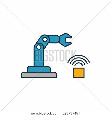 Cyber Physical Systems Icon Set. Four Elements In Diferent Styles From Industry 4.0 Icons Collection