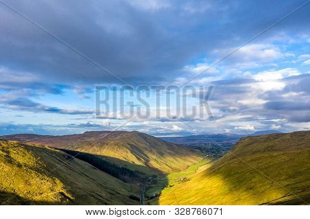 Aerial View From Glengesh Pass By Ardara, Donegal, Ireland