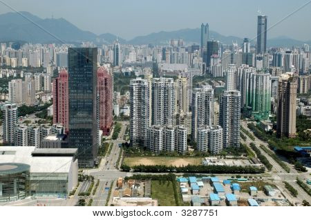Cidade de Shenzhen - vista geral