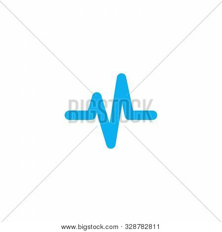Heart Beat, Cardiogram, Life Line Icon. Stock Vector Illustration Isolated On White Background.