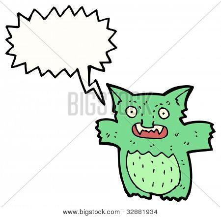 Cartoon gremlin