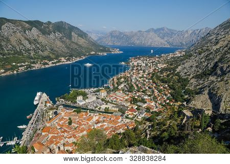 Mountain View Of The Bay Of Kotor, Kotor, Montenegro, September 2019