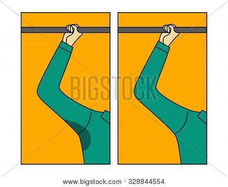 Hyperhidrosis, Wet Armpits In Men In Transport, Excessive Sweating, Sweat, Before And After Applying