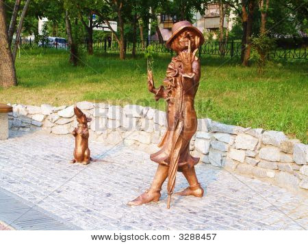 Escultura de bronce