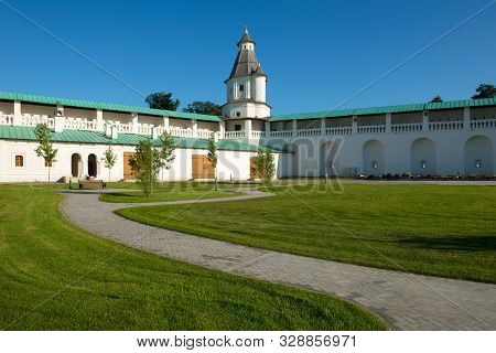 Gethsemane Tower. Resurrection New Jerusalem Stauropegial Monastery. The City Of Istra. Moscow Regio