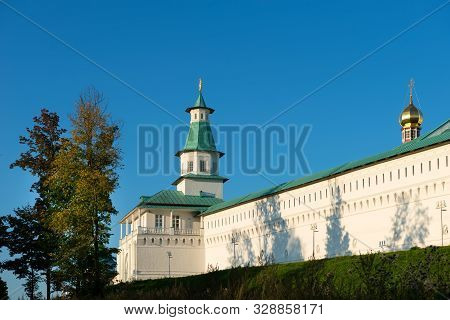 Gate Elizabethan Tower. Resurrection New Jerusalem Stauropegial Monastery. The City Of Istra. Moscow