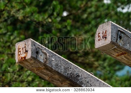 Sarajevo, Bosnia And Hercegovina - August 28, 2019: Abandoned Olympic Bobsleigh And Luge Track, Buil