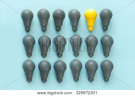 Stand Out Light Bulb