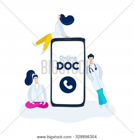 Virtual Doctor Vector Photo Free Trial Bigstock