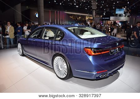 Frankfurt, Germany, September 09-2019: Bmw Alpina B7 Langversion Allrad Iaa Masse 2019