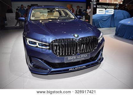 Frankfurt, Germany, September 09-2019: Bmw Alpina B7 Langversion Allrad Iaa Masse 2019