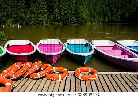 Red Lake (also Known As Lake Ghilcoş Or The Killer Lake) Is A Natural Dam Lake Formed Following The 
