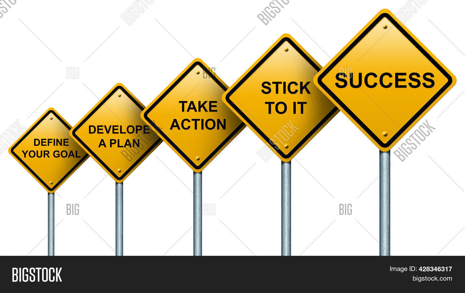 Road Signs Success Image & Photo (Free Trial) | Bigstock