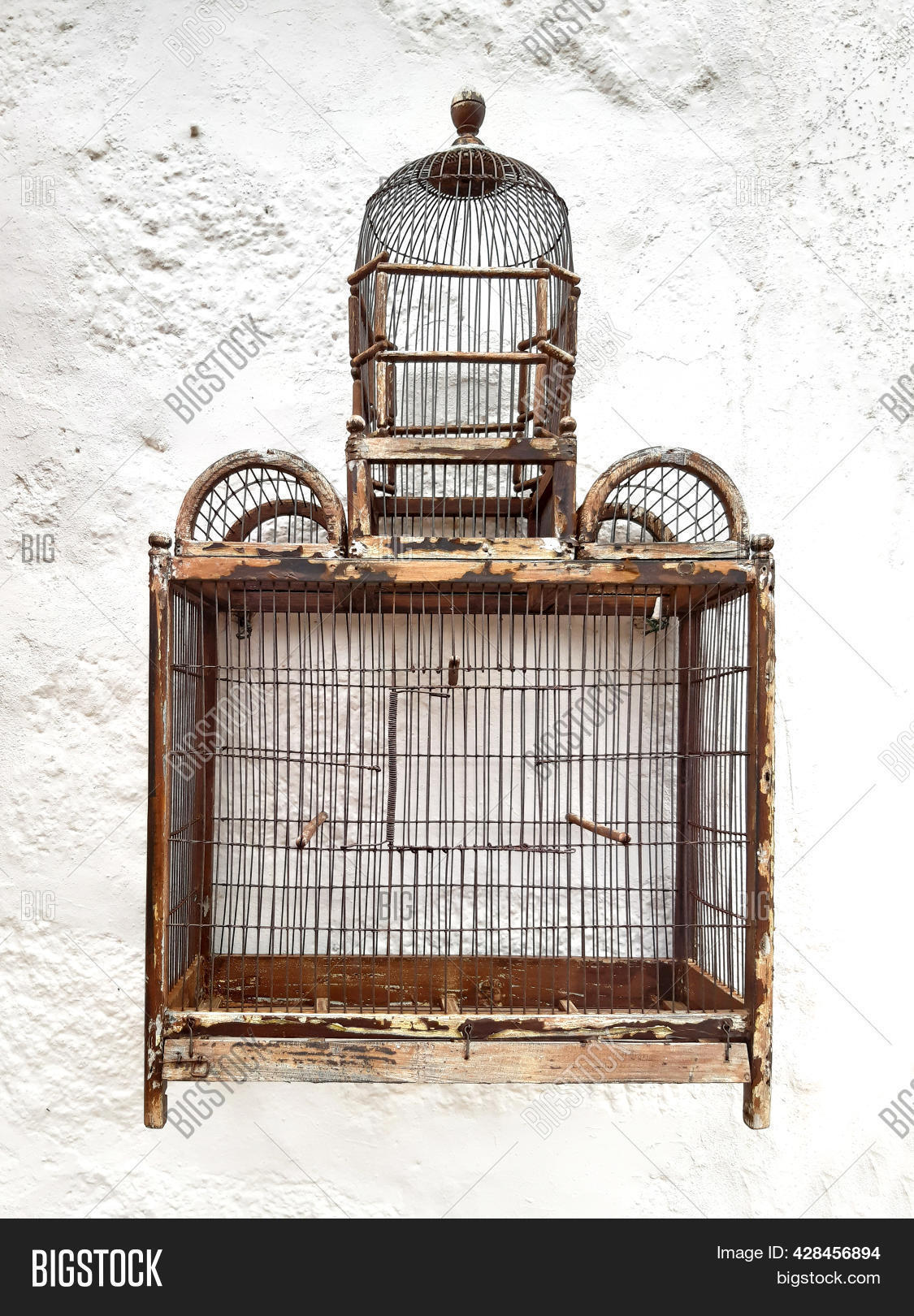 Retro Rusty Bird Cage Image & Photo (Free Trial) Bigstock