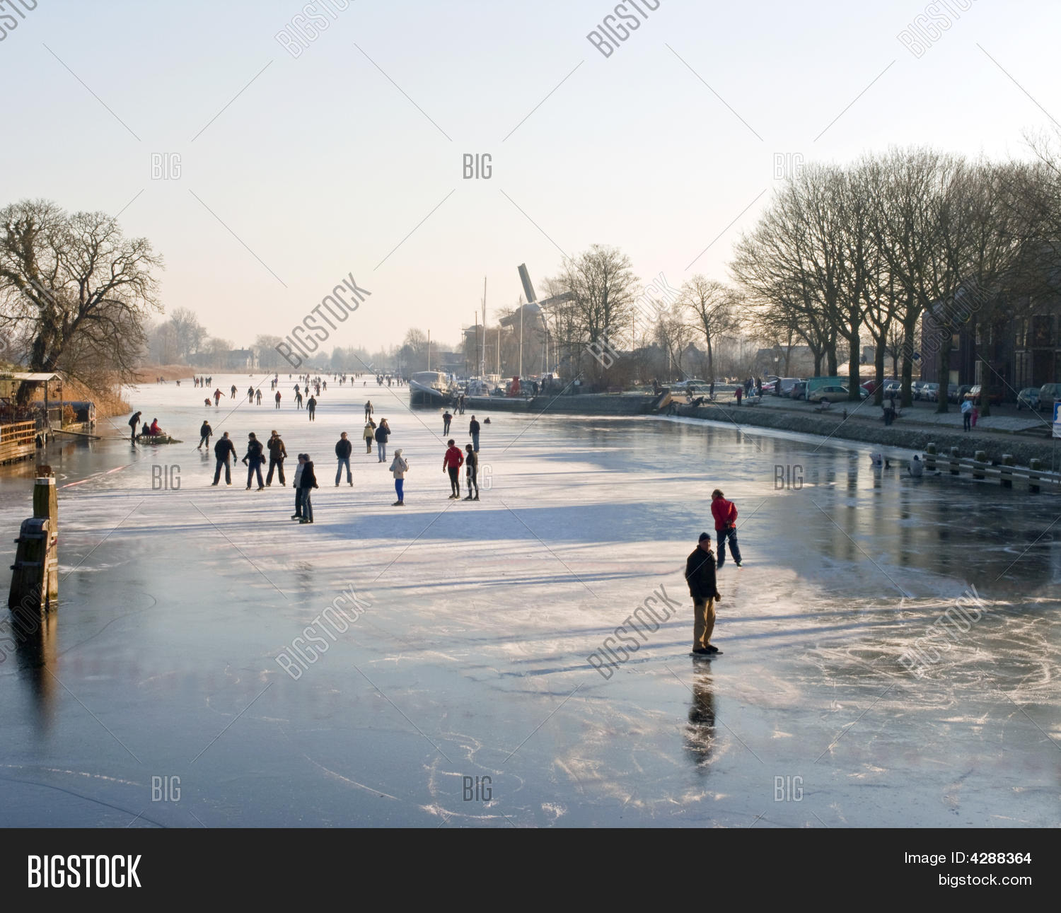Holland Ice Skating On Image & Photo (Free Trial) Bigstock
