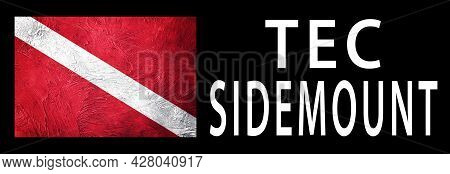 Tec Sidemount, Diver Down Flag, Scuba Flag, Scuba Diving