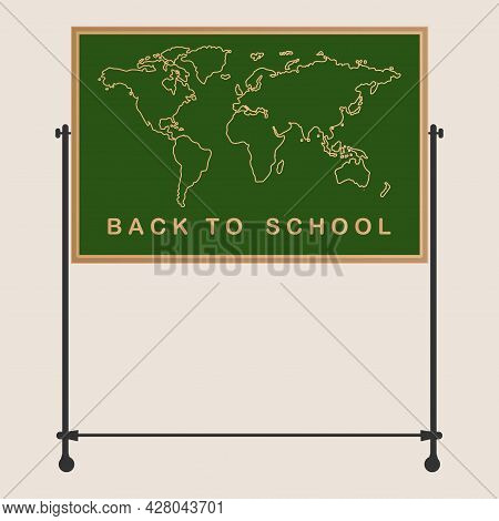 Chalkboard, World Map Vector & Photo (Free Trial) | Bigstock