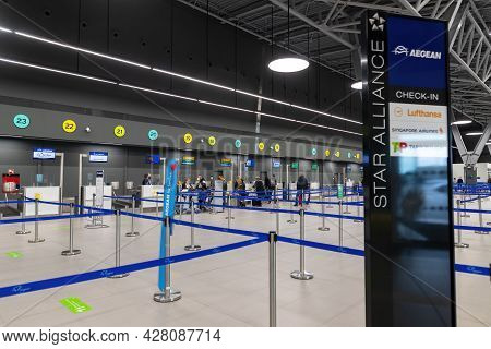 New Terminal Of Thessaloniki Makedonia International Airport