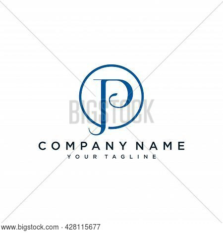 Alphabet Letters Initials Monogram Logo Pj.illustration Vector