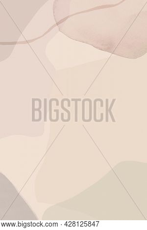 Neutral soft abstract watercolor background illustration