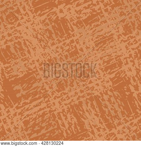 Upholstery Fabric Burlap Vector Seamless Pattern Background. Midcentury Modern Faux Cotton Texture B