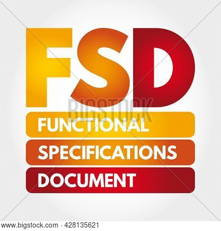 Fsd - Functional Specifications Document, Concept Background