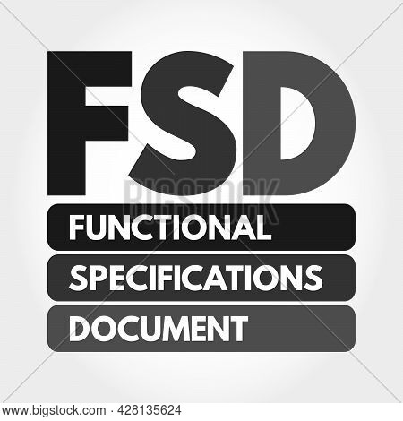 Fsd - Functional Specifications Document, Concept Background