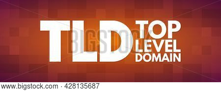 Tld - Top Level Domain Acronym, Technology Concept Background