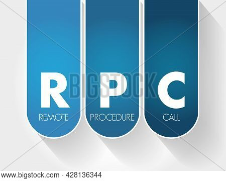 Rpc - Remote Procedure Call Acronym, Technology Concept Background