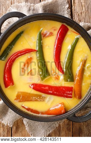 Ema Datshi, The National Dish Of Bhutan Is A Deliciously Spicy Stew Made Of Chili Peppers, Onions An