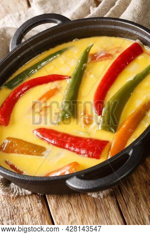 Ema Datshi, The National Dish Of Bhutan Is A Deliciously Spicy Stew Made Of Chili Peppers, Onions An