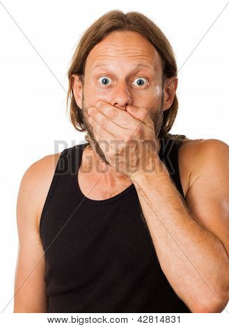 Shocked And Surprised Man
