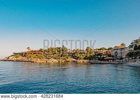 Kusadasi,aydin,turkey- July 19,2021.the View From Pinebay Holiday Village And Resort In Kusadasi, In