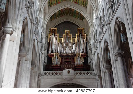 Organ In Almudena Cathedral