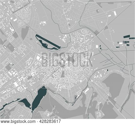 Map Of The City Of Balti, Moldova