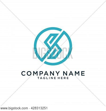 Initial Letter S Vector Logo Design Concept.