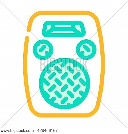 Radio Dynamic Color Icon Vector. Radio Dynamic Sign. Isolated Symbol Illustration