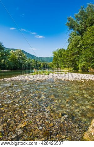 Beautiful Landscape In Canyon Of Kupa River In Gorski Kotar, Croatia