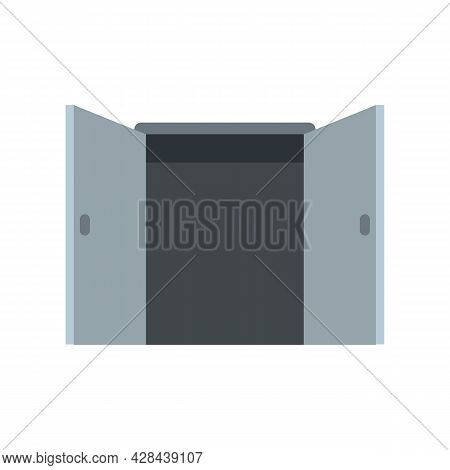 Office Entrance Icon. Flat Illustration Of Office Entrance Vector Icon Isolated On White Background