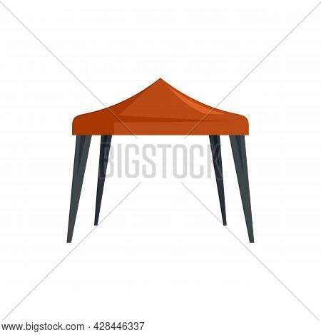 Event Tent Icon. Flat Illustration Of Event Tent Vector Icon Isolated On White Background
