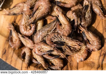 Salad With Fresh Boiled North Sea Crabs