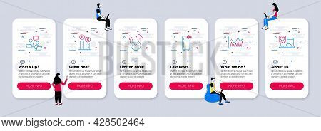Vector Set Of Business Icons Related To Investment, Time Management And Ab Testing Icons. Ui Phone A