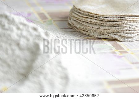 Ingredients for baking pies with potatoes