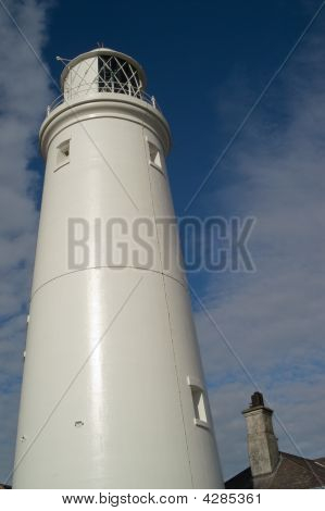 Weiße Leuchtturm