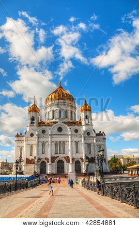 Temple Of Christ The Savior In Moscow