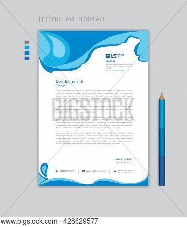 Letterhead Template Vector-82