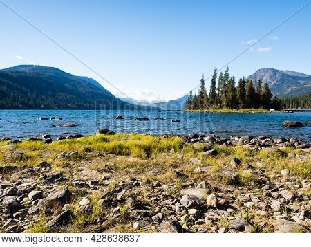 Sunny Day On Lake Wenatchee - Washington State, Usa