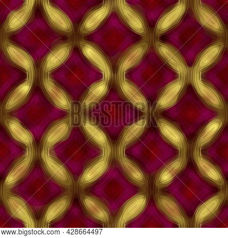Seamless Colorful Striped Pattern, Color Paper, Artistic Pattern Illustration